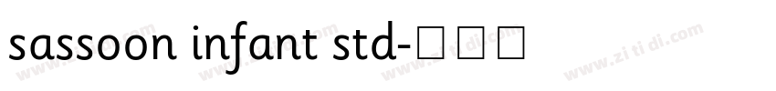 sassoon infant std字体转换 sassoon infant std字体转换
